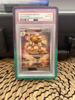 Pokemon Alakazam TCG Mega Evolution ETB PSA 10 Gem Mint - Image 1