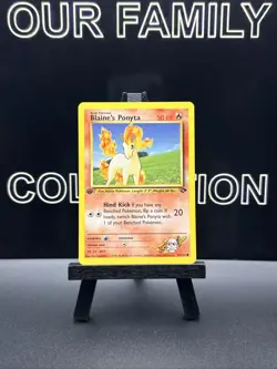 Pokemon TCG - Blaine's Ponyta 64/132 1st Edition - WOTC Gym Challenge - Image 1