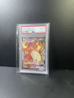 2020 POKEMON SWORD & SHIELD DARKNESS ABLAZE #020 FULL ART/CHARIZARD VMAX PSA 10 - Image 4