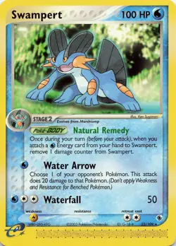 POKEMON Swampert - #23/109 Normal Ruby and Sapphire NM - Image 1