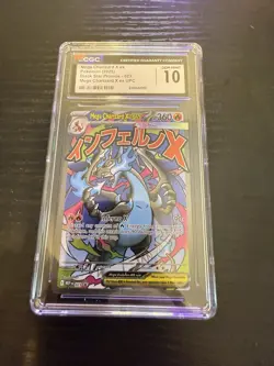 Mega Charizard X ex 023 CGC Gem Mint 10 Pokemon Black Star Promo UPC - Image 1