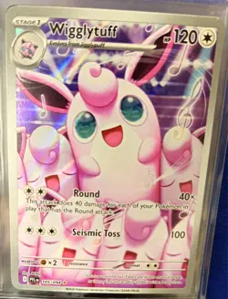 Wigglytuff Illustration Rare 105/094 Pokemon Phantasmal Flames TCG NM - Image 1