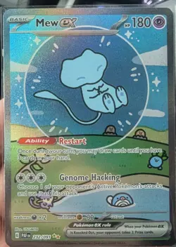 Pokemon TCG Mew EX 232/091 Sv: Paldean Fates Bubble Mew - Image 1