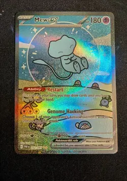 Pokemon TCG Mew EX 232/091 Sv: Paldean Fates Bubble Mew - Image 3