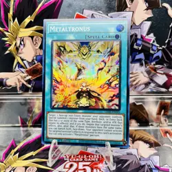 Yugioh Metaltronus LEDE-EN069 Super Rare 1st Ed Near Mint - Image 1