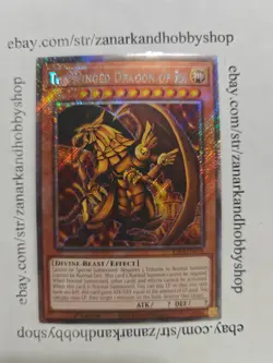 YuGiOh The Winged Dragon of Ra RA04-EN118 Platinum Secret Rare - Image 1