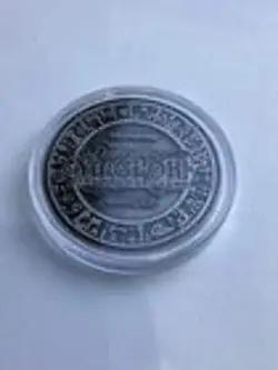 YuGiOh - Blue-Eyes Ultimate Dragon - YCS Pre-Reg Coin - Official - Silver - Image 4