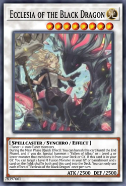 Yugioh Ecclesia and the Dark Dragon BPRO-EN041 1st Ed Secret Rare NM Presale - Image 1
