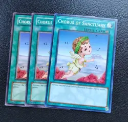 Yu-Gi-Oh - Chorus Of Sanctuary - Full Playset X3 - Image 1
