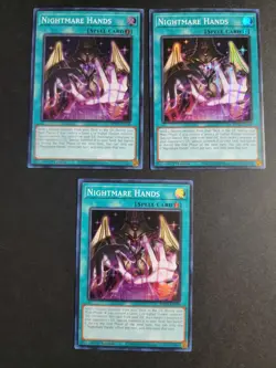Nightmare Hands (X3) BPRO-EN068 Super Rare Yugioh Burst Protocol - Image 1