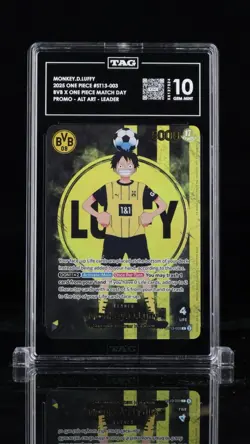 TAG 10 One Piece Monkey D Luffy BVB x Matchday 2025 #ST13-003 Promo - Image 1