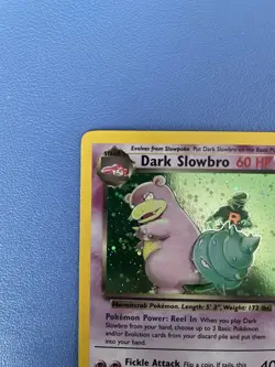 Dark Slowbro 12/82 Holo Unlimited Lightly Played Team Rocket Pokemon Card TCG - Image 2