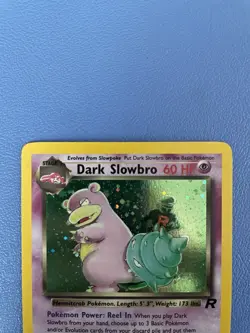 Dark Slowbro 12/82 Holo Unlimited Lightly Played Team Rocket Pokemon Card TCG - Image 3