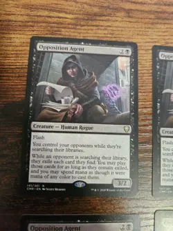 FOUR (4) Opposition Agent Magic The Gathering Cards From Commander Legends! MTG! - Image 2