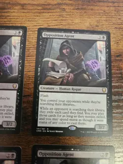 FOUR (4) Opposition Agent Magic The Gathering Cards From Commander Legends! MTG! - Image 3