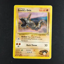 Brock's Onix 69/132 - Gym Heroes - Pokemon Card - Image 1