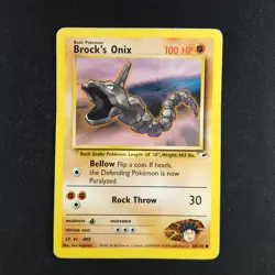 Brock's Onix 69/132 - Gym Heroes - Pokemon Card - Image 5
