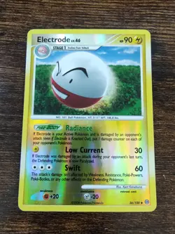 Electrode 36/100 Reverse Holo Diamond & Pearl Stormfront Pokemon Card - Image 1