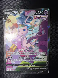 Pokemon TCG Fusion Strike Mew v Holo Alternative Art Ultra Rare Card 251/264 - Image 2