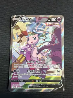 Pokemon TCG Fusion Strike Mew v Holo Alternative Art Ultra Rare Card 251/264 - Image 4