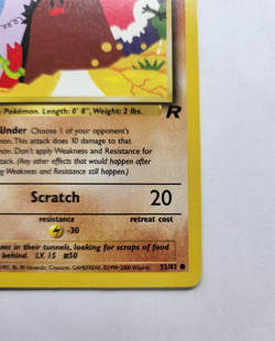 Diglett 52/82- 1st Edition Team Rocket Vintage Pokemon Card - NM - Image 5