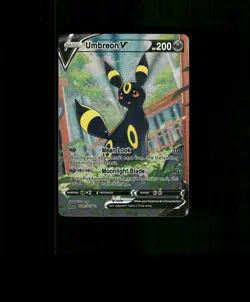 FAN-ART READ DESCRIPTION BELOW HOLO UMBREON Card UMBREON Pokemon Card p1 - Image 1