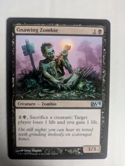 Gnawing Zombie (99/249) – Magic 2014 – LP – Magic the Gathering MTG - Image 1