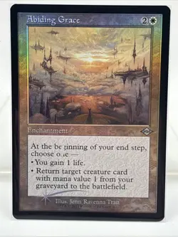 Magic the Gathering Foil Abiding Grace Retro Frame Modern Horizons 2 MTG - Image 1