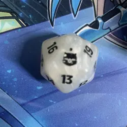 MTG Final Fantasy D20 Spindown Lifecounter Dice (XL 32mm) from Bundle, Moogle - Image 1