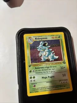 Pokemon TCG Nidoqueen Jungle 7/64 1st Edition Holo Rare, Italian, Heavy Play - Image 2