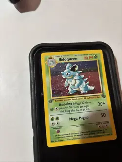 Pokemon TCG Nidoqueen Jungle 7/64 1st Edition Holo Rare, Italian, Heavy Play - Image 3