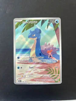 Pokemon TCG Misty's Lapras Destined Rivals 194/182 Near Mint Pack Fresh - Image 2