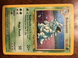Pokemon TCG Nidoqueen Jungle 7/64 Holo Unlimited Holo Rare - Image 1