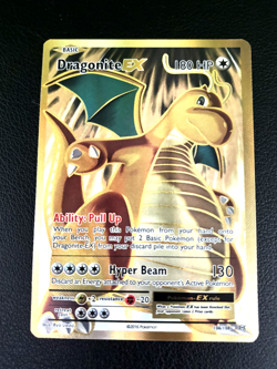 Dragonite EX 106/108 Evolutions Full Art Holo Ultra Rare Pokemon TCG - Image 1