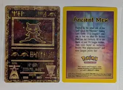 Ancient Mew Pokemon Opened 2000 Movie RARE PROMO - Image 2