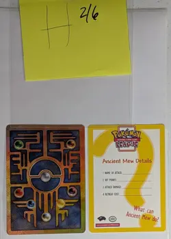 Ancient Mew Pokemon Opened 2000 Movie RARE PROMO - Image 3