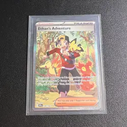 Pack Fresh Pokemon Ethan's Adventure 236/182 Sv10: Destined Rivals Holo SIR - Image 1