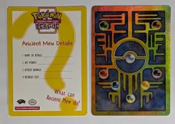 Ancient Mew Pokemon Opened 2000 Movie RARE PROMO - Image 2