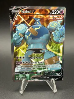 Golurk V Full Art 181/203 Ultra Rare SWSH: Evolving Skies Pokemon TCG NM 2021 - Image 1