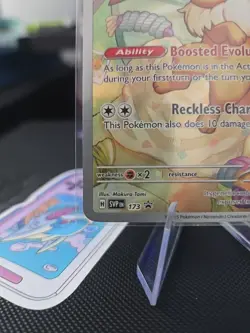 Eevee Promo 173 Scarlet and Violet Prismatic Evolutions Pokemon Center Exclusive - Image 5