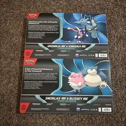 Pokemon TCG Greninja & Kingdra /Snorlax & Blissey Special Collect Box Lot Of 2 - Image 2