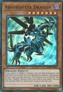 Structure Deck: Rokket Revolt #SDRR-EN005 Absorouter Dragon - Image 1