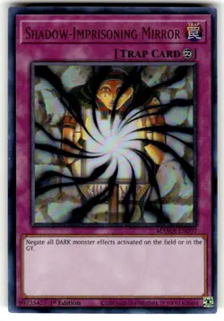 Yugioh: Shadow-Imprisoning Mirror - MAMA-EN097 - Ultra Rare - 1st Edition - NM - Image 1