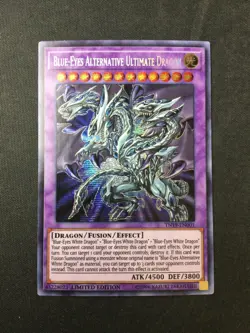 Yu-Gi-Oh TCG #TN19-EN001 Blue-Eyes Alternative Ultimate Dragon Limited NM - Image 1