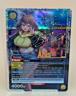 Union Arena Anis UE14BT/NIK-1-018 (SR**) Alt Art GODDESS OF VICTORY: NIKKE - Image 1