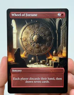 Wheel of Fortune Proxy Card with Custom designed art - Image 1