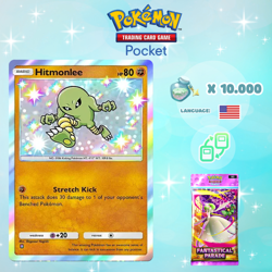 Pokemon TCG Pocket - Shiny Hitmonlee Card (English) - Image 1