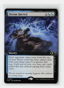 Dream Harvest Lorwyn Eclipsed Extended Art Magic The Gathering MTG Card - Image 1