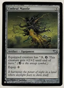 1x Umbral Mantle NM Regular The List Reprints 267 MTG Magic The Gathering - Image 1