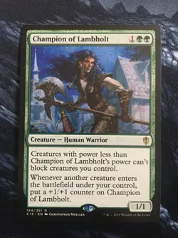 1 x Champion of Lambholt - Commander 2016 R - Light Play - MTG - Image 1
